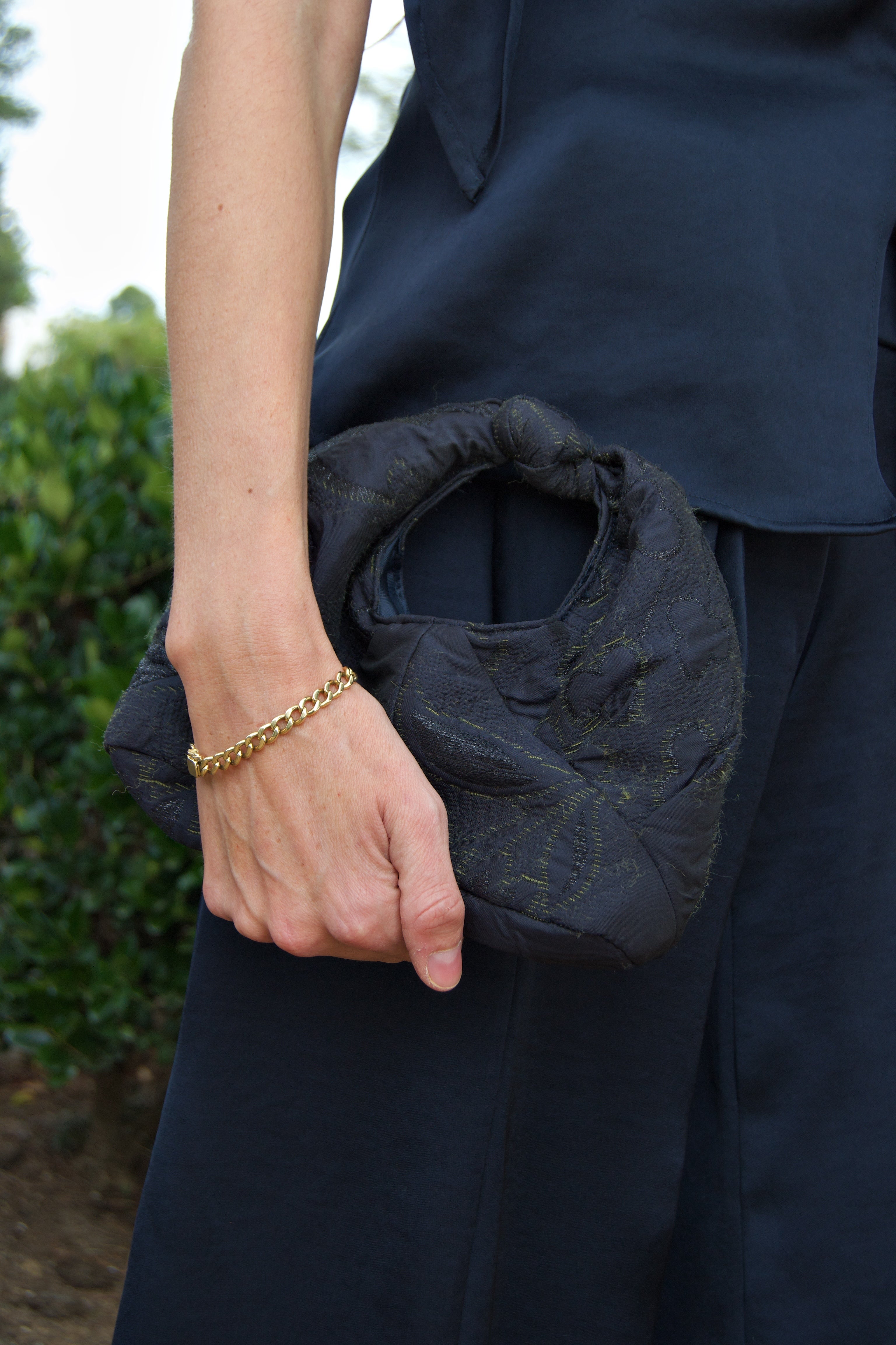 Bolso Clavel Azul Marino