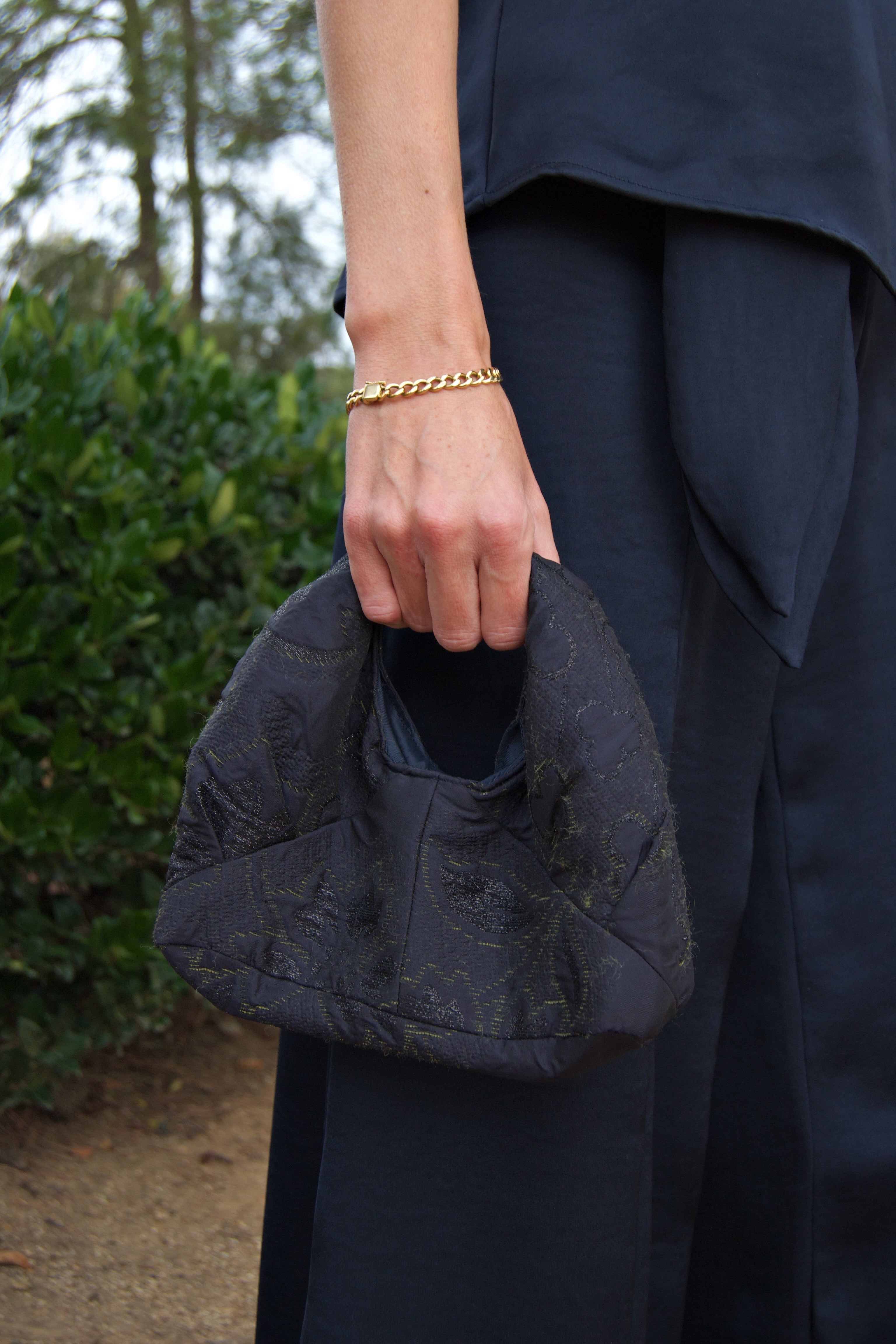 Bolso Clavel Azul Marino