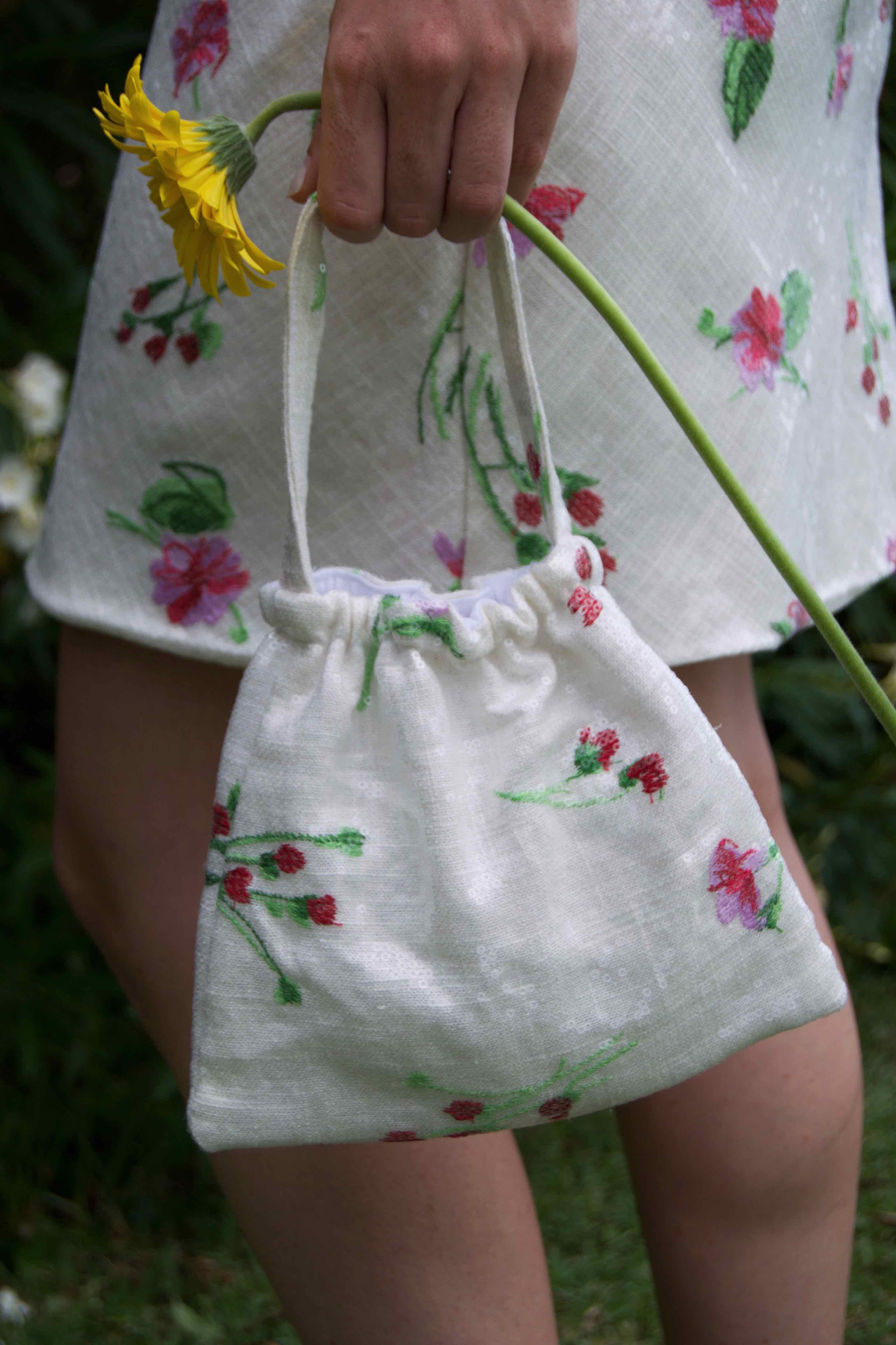 Bolso Peonía Flores
